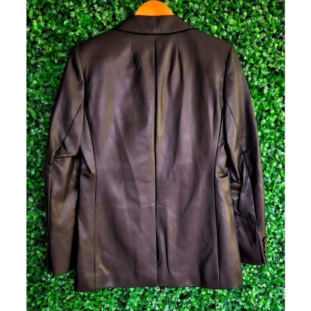 J.Crew Willa blazer in faux leather